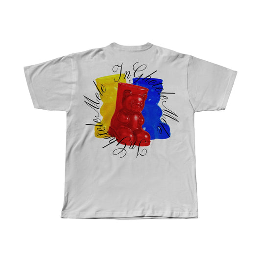 TRICOU ALB "GUMMY BOOTS"