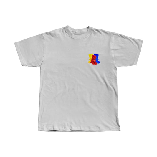 TRICOU ALB "GUMMY BOOTS"